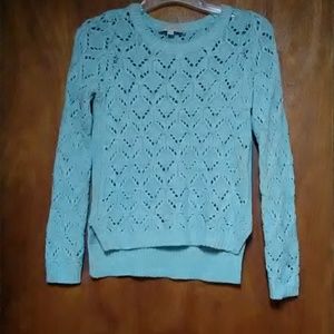 Long sleeve sweater cotton blend